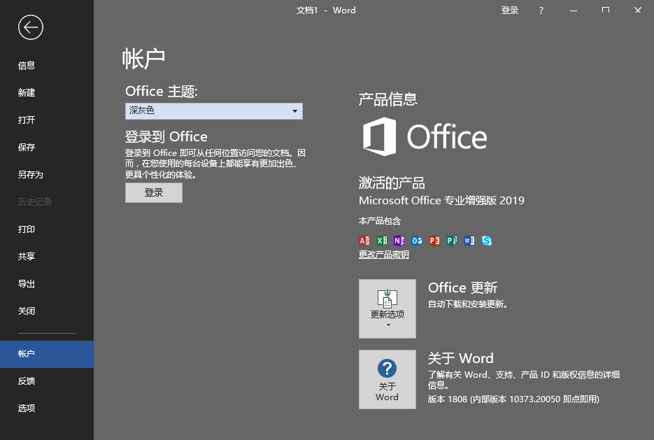 微软Office 2019 25年7月授权版-爱学习