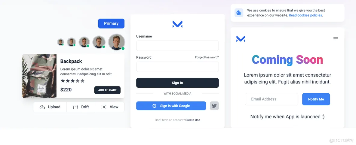 Meraki UI(基于Tailwind CSS构建的开源前端组件库)-爱学习